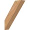 Ekena Millwork 5 1/2"W x 20"D x 26"H Traditional Smooth Knee Brace, Western Red Cedar BRC06X20X26TRA00SWR - alternate 1